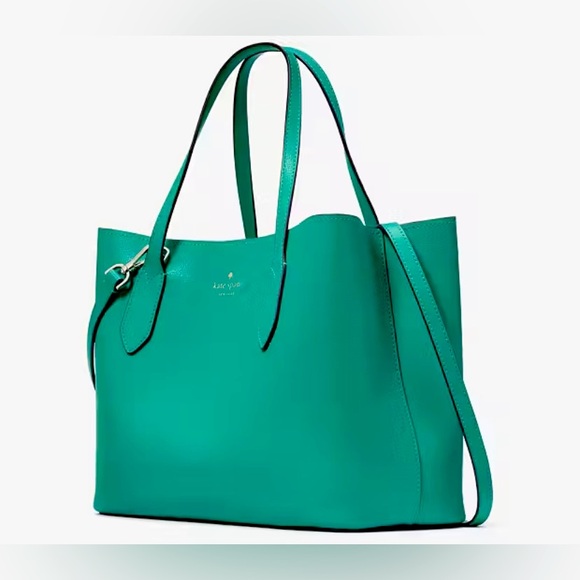Kate Spade Harper Satchel /or Crossbody✨ Cilantro | kelly green summer leather - Picture 4 of 15